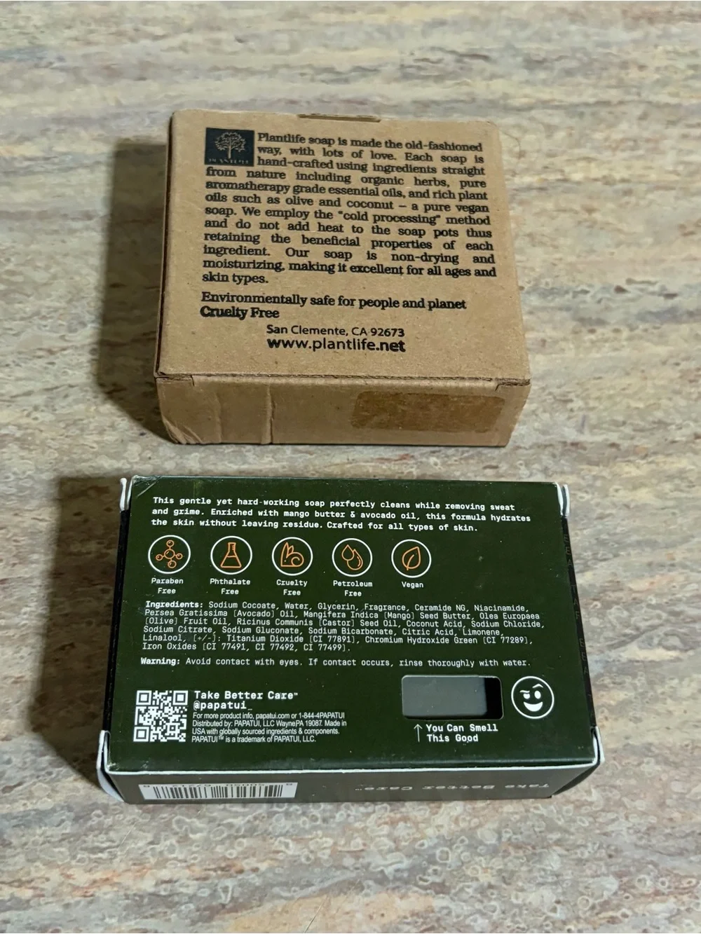 Papatui Sandalwood Suede & Plantlife Aromatherapy Lavender bar soap, Bath Fizzer